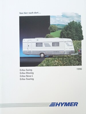 Hymer Eriba Swing Moving Nova L Touring Caravans 1996 Prospekt Brochure