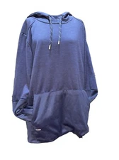 Unipro  Blue Hoodie Sweatshirt 100 % Polyester Quick Dry Size Medium 38 - 40