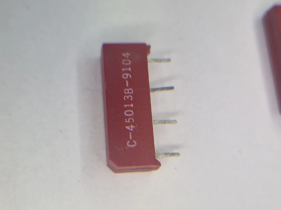 100x Relay 5V Coil SPNO SIL Dry Reed HE3600 4 pin, equiv to Meder sil05-1a72-71d - Image 2 of 4