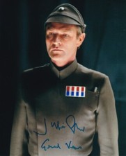 JULIAN GLOVER signed autograph 20x25cm STAR WARS in person autograph COA VEERS