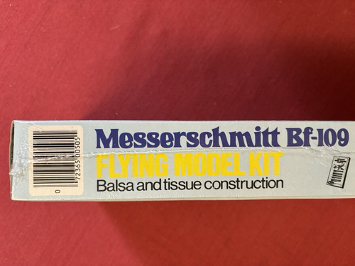 NEW Guillows 1:30 Messerschmitt BF-109 16 1/2" Span Balsa Airplane Kit 505 - Picture 5 of 7