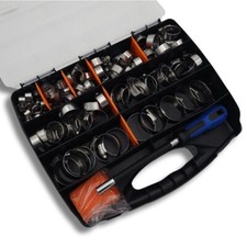 JCS HI-GRIP Stainless Steel Hose Clip | W4 Clamp | Worm Drive | Assortment Boxes
