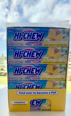 NEW - HAWAII UNIQUE Hi Chew Chewy Candy - Pineapple x 15 Pack | eBay