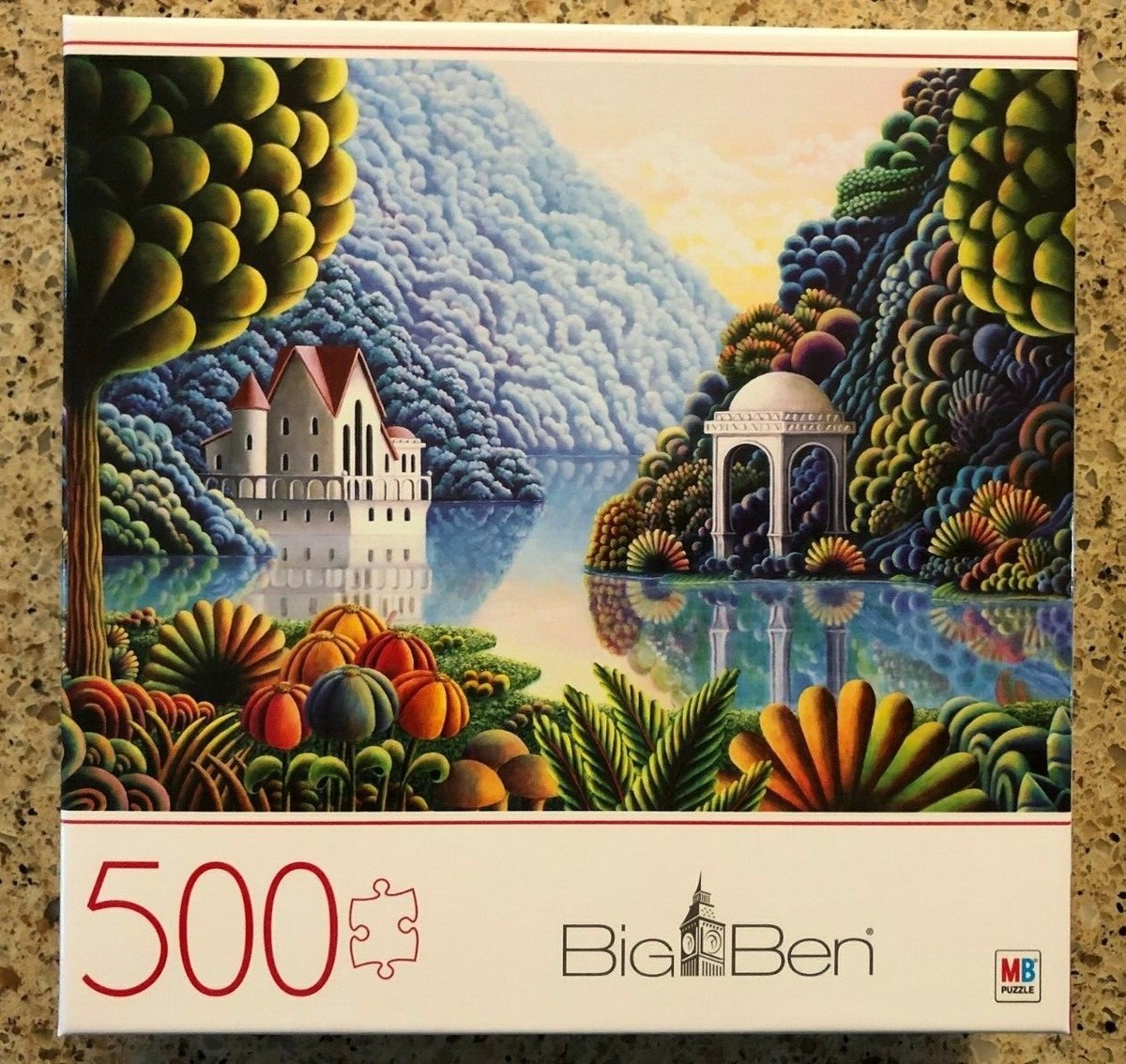 Big Ben 500 Piece Jigsaw Puzzle of Teal Lake 24