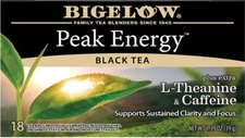 Bigelow Peak Energy Black Tea - 18 tea bags