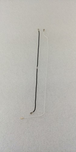 OEM PAIR OF BLACK WHITE COAX ANTENNA CABLE WIRE Moto G 5G 2024 XT2417 (B33)