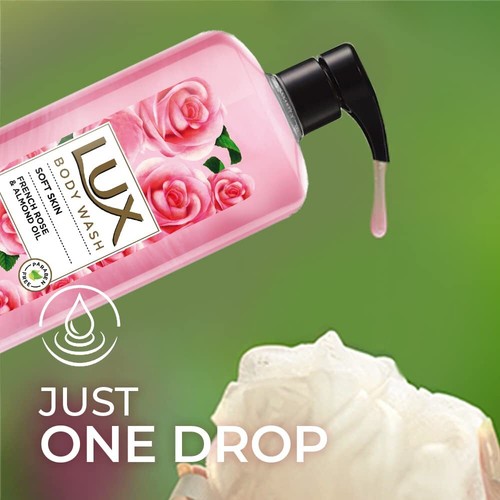 LUX French Rose Almond Oil Bodywash Fragrant Soft Skin Body Wash 750 ml - Picture 10 of 11