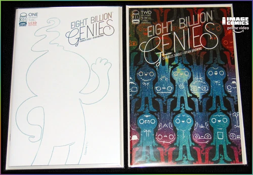 EIGHT BILLION GENIES #1 & #2 (2022) BROWNE 1ST 2ND PRINT LCSD VARIANT SET 9.4 NM