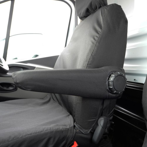 VAUXHALL OPEL VIVARO STANDARD VAN TAILORED FRONT SEAT COVERS (2014-2019) 296 - Picture 11 of 12