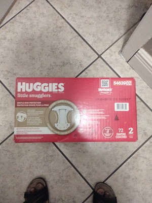 Huggies Little Snugglers Baby Diapers, Size 2 (12-18 lbs), 72 Ct