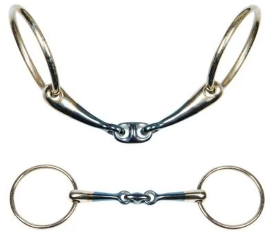 HARRY'S HORSE Wassertrense Anatomisch doppelt gebrochen, Sweet Iron 14mm 11.5/12,5/13,5/14,5cm