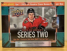 2023-24 NHL Upper Deck Series 2 Mega Box - Bedard Young Guns?? Sealed Hockey