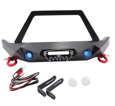 KYX New upgrade Metal Scale Front Bumper w/ Bull Bar for Axial SCX10 II