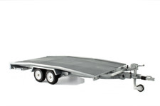 LAUDORACING-MODELS TRAILER RIMORCHIO REMORQUE ELLEBI CAR TRANSPORT 1/12 LM111-12