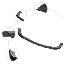 For 2017-2021 Jeep Grand Cherokee SRT Front Bumper Lip Spoiler Set With Screws