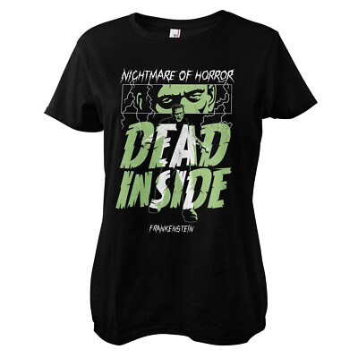 Lizenziert Universal Monsters - Frankenstein - Tot Innen Damen T-Shirt
