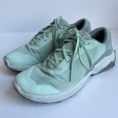 Salomon X Reveal Green Athletic hiking Trail Running Shoes women s Sneakers 9.5