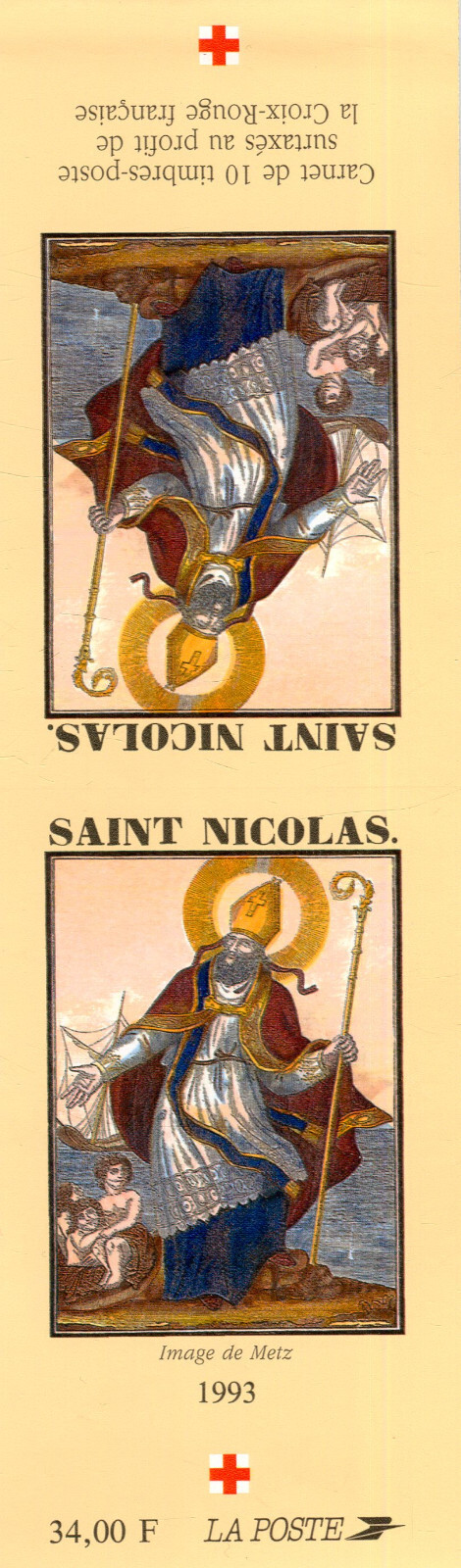 Prophila Collection Frankreich MH29 – Briefmarken-Set 'Rotes Kreuz' 1992, Postfrisch (MNH), Komplettausgabe