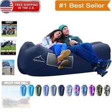 X-Large Inflatable Lounger - Portable Air Sofa for Camping, Pool, and Festivals