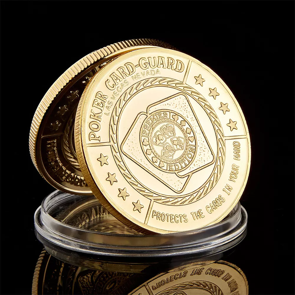 7&2 offsuit porker lead bet gold-plated coins Las Vegas metal lucky coins  play chips small gift collection - AliExpress