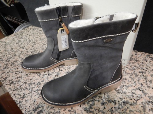 Camel Active Havanna Damen Stiefel Stiefeletten Leder dk. grey Gr. 37,5 - Bild 2 von 3