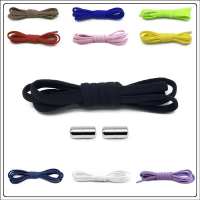 Stretchy Elastic No Tie Boot Sneakers Replacement Shoe Laces Rope Strings #2002