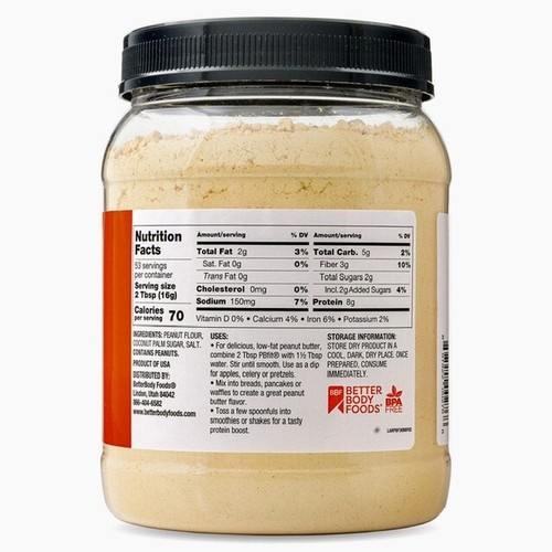 PBFIT ALL-NATÜRLICHES GLUTENFREIES ERDNUSSBUTTERPULVER 30 OZ BESTES ANGEBOT - Bild 6 von 6