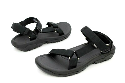 EARTH, MUSIC & ECOLOGY TEVA HURRICANE XLT2 SHINE SANDALS BLACK COLOR US 10 WOMEN