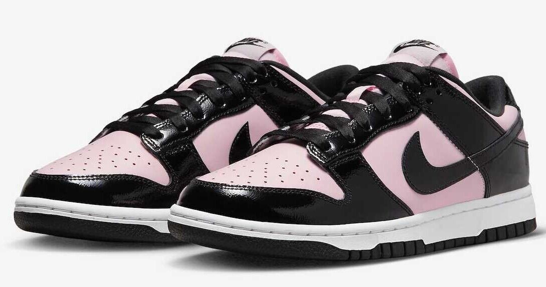 Nike WMNS Dunk Low Essential Black Patent Leather DJ9955-600 Nike WMNS Dunk Low Essential Black Patent Leather DJ9955-600