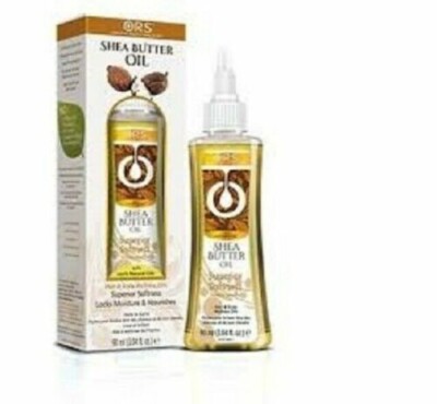 ORS SHEA BUTTER OIL LOCKS 100% NATURAL OILS FOR HAIR & SCALP 3.04 FL OZ ...