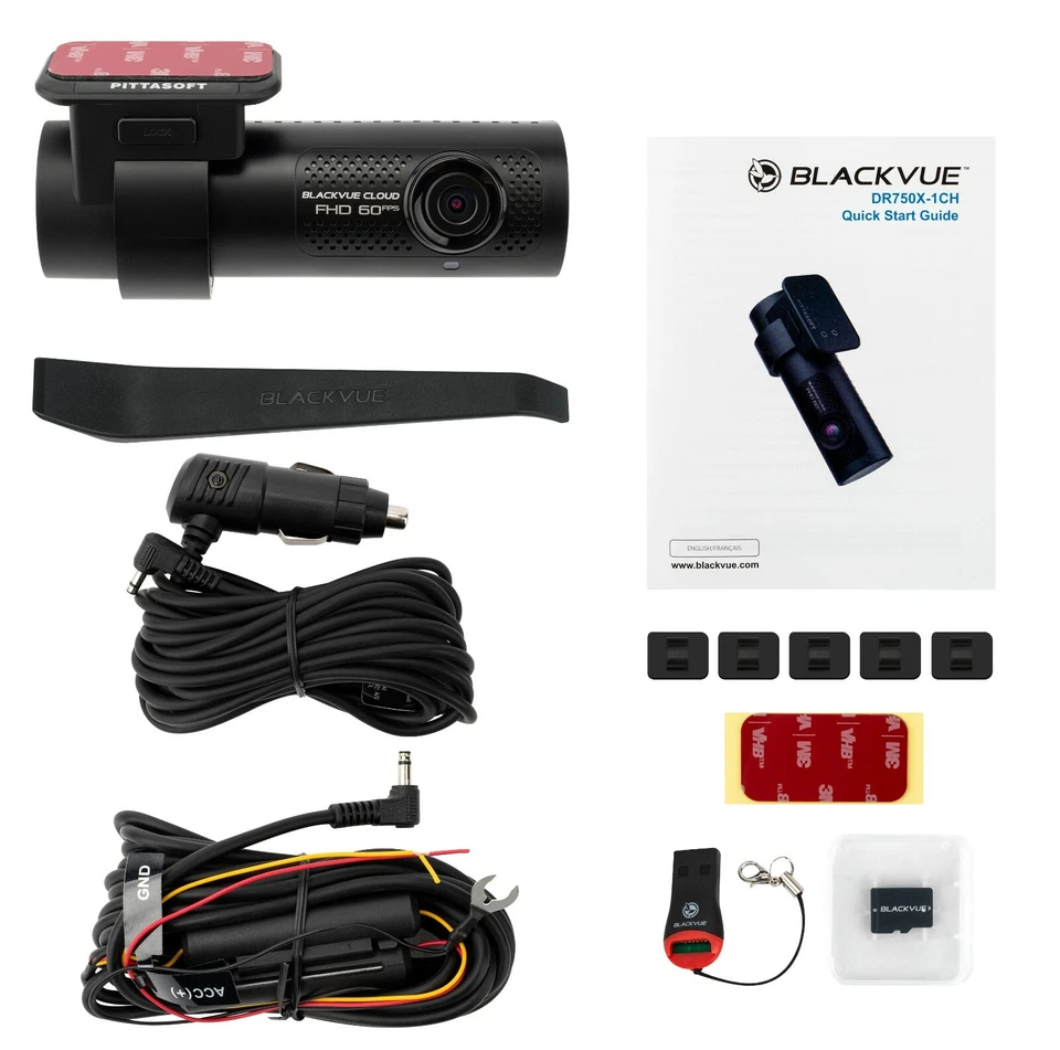 BlackVue DR750X-1CH Full HD Cloud Wi-Fi GPS 64GB Dashcam + Hardwire Cable - Image 2 of 2
