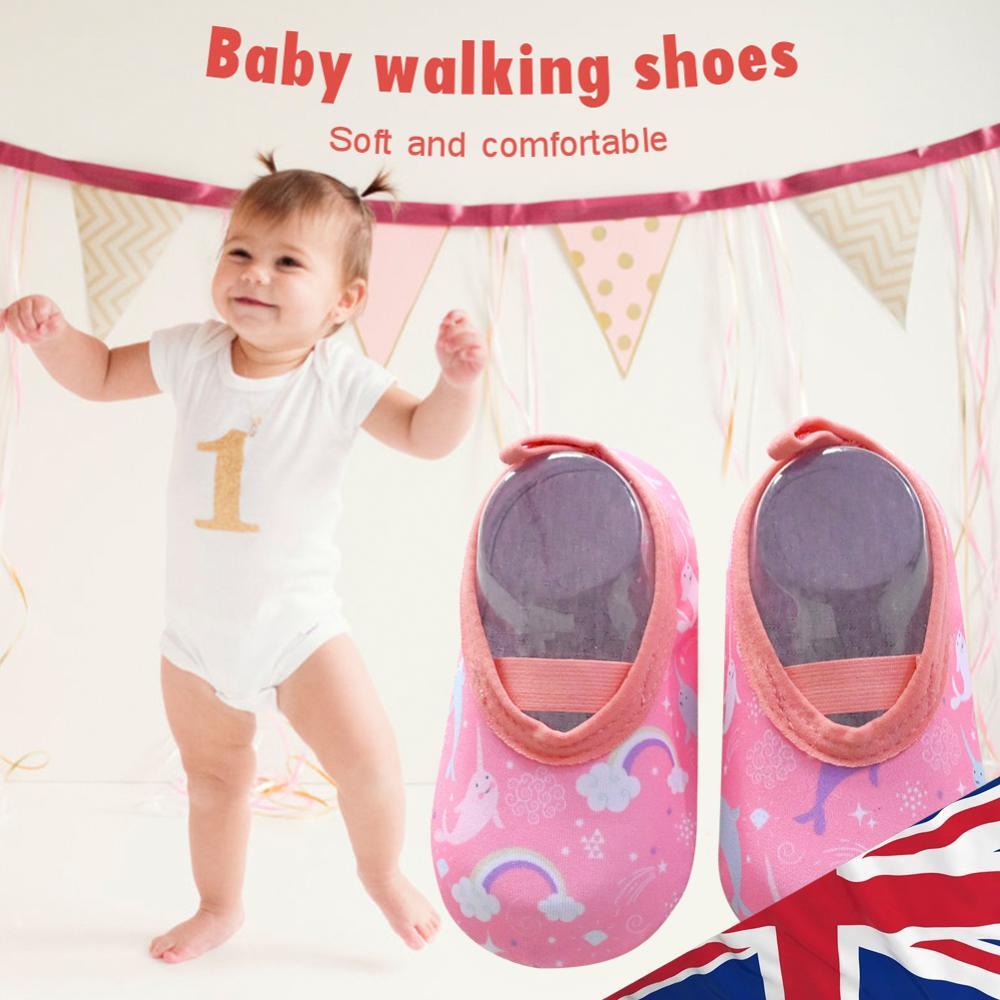 SAOLA Scarpe da bambino suola piatta suola morbida asciugatura rapida calzini scarpe per bambini piccoli (rosa XS)