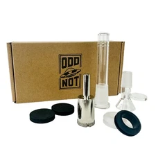 OddNot DIY Bong Kit - Downstem Diamond Drill Bit Grommet Glass Bowl & Guide