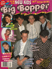 Big Bopper Magazine December 1989 New Kids Block  Tiffany Debbie Gibson Alyssa M