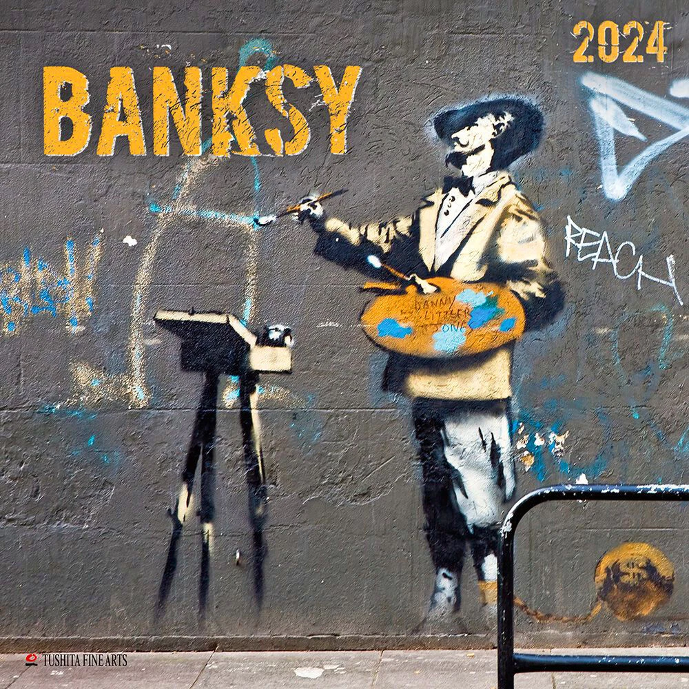 Banksy Streetart Wall Calendar 2024 Tushita. Graffiti Free Banksy Gaza  Postcard. | eBay