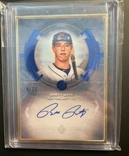 2020 Bowman Transcendent Auto BRETT BATY Gold Framed AUTOGRAPH /10 NY Mets SSP