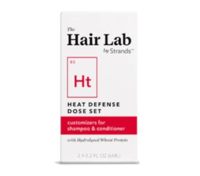 The Hair Lab by Strands: Heat Defense Dose Set W/ Hydrolyzed Wheat Protein