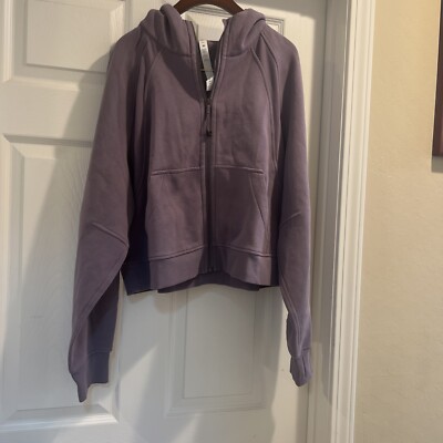 NWOT Lululemon Scuba Oversized Full Zip Dusky Lavender Size