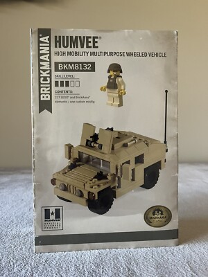 Brickmania Humvee Classic Series NEW High Mobility Multipurpose Wheeled Vehicle 