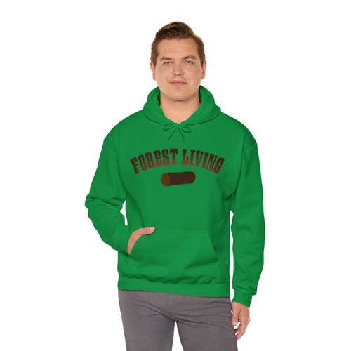 Sudadera con capucha unisex de mezcla pesada "Forest Living" para aventuras al aire libre - Imagen 82 de 109