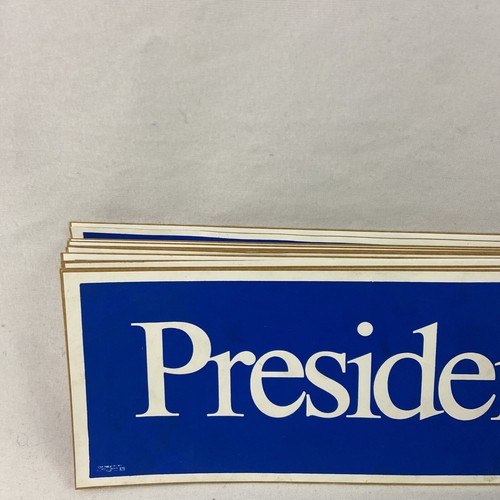 Vtg President Gerald Ford Republican 1976 Presidential Blue Bumper Sticker - Picture 3 of 5