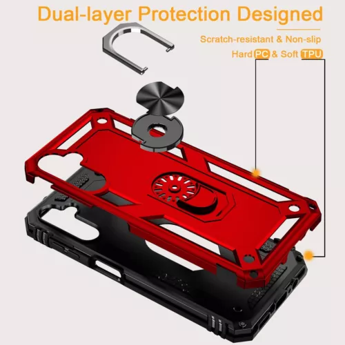 For Samsung Galaxy A15 5G A16 A14 A54 Case Phone Cover Shockproof+Tempered Glass - Zdjęcie 57 z 76