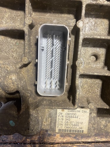 2012 RAM 2500 3500 6.7L CUMMINS MANUAL TRANS ECM ENGINE CONTROL MODULE 5268444 - Picture 5 of 8
