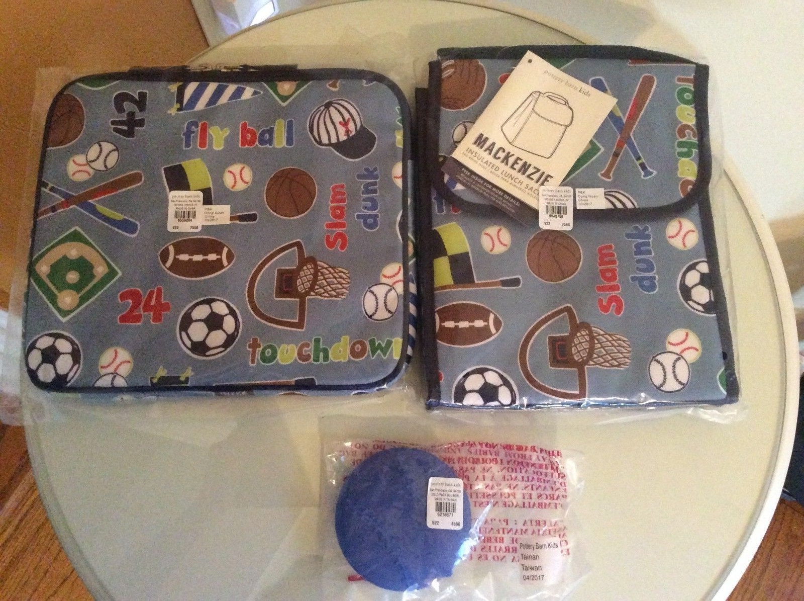 PONY Disney Disney Pottery Barn PRANZO BOX BORSA + BORSA + sport calcio baseball viaggio 