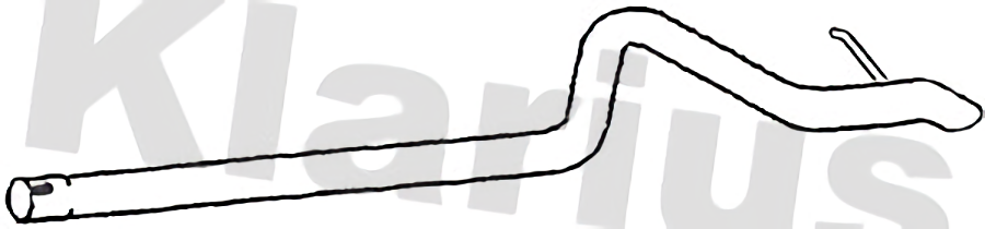 Klarius tail pipe fits Ford transit 2.4 00-06 FE892X