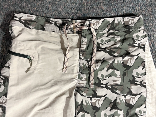 Patagonia Swim Shorts Trunks Men’s Size 31 Brown/Green Camo Drawstring Beach - Picture 2 of 12