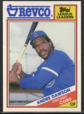 Andre Dawson 1988 Topps Revco League Leaders #2  Chicago Cubs  Hall of Fame