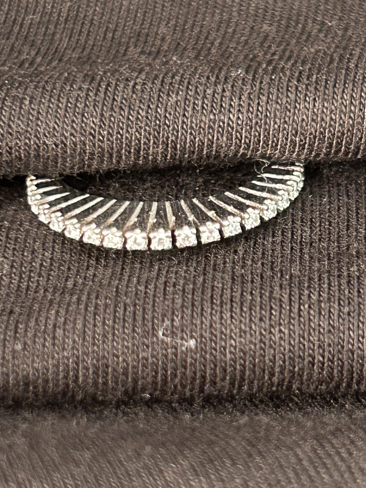 Vintage Ring Size 8 Silver 925 Stackable Crown Fl… - image 2