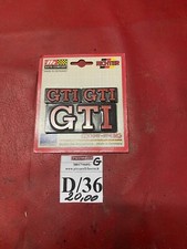 Tre scritte GTI 1 grande 2 piccole