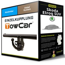Abnehmbare Anhängerkupplung für SKODA Elroq SUV 11.2024-jetzt Typ PYL TowCar NEU